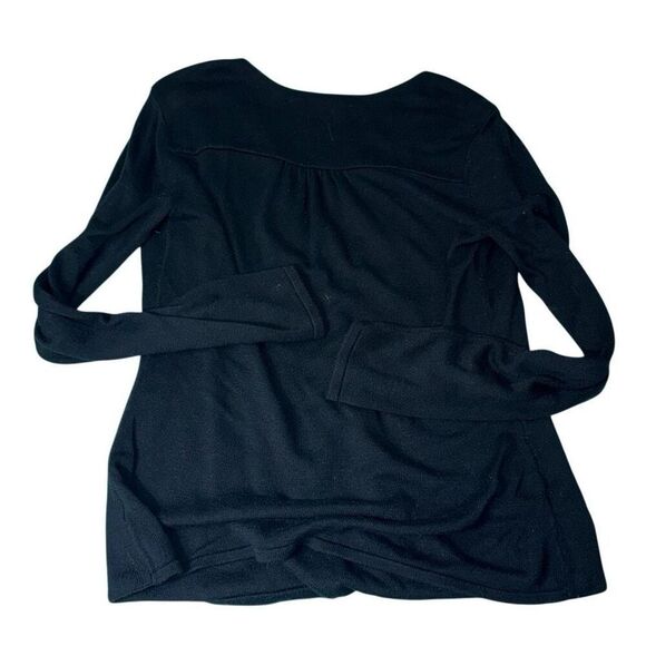 Athleta Women’s long sleeve top medium black - Picture 2 of 5